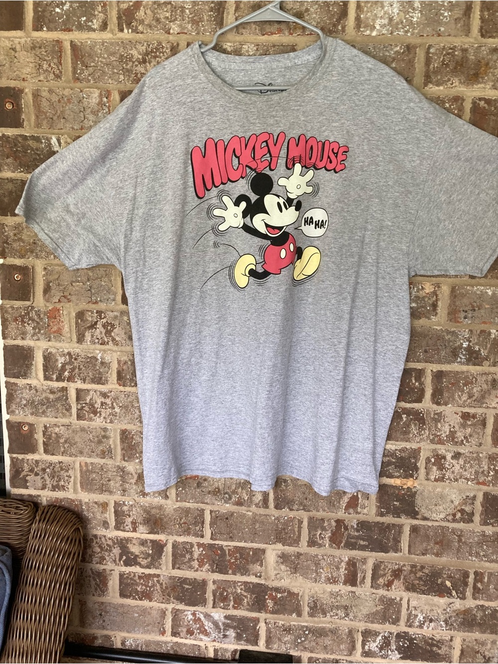 Mickey Mouse Tee Shirt HaHa Size XXL